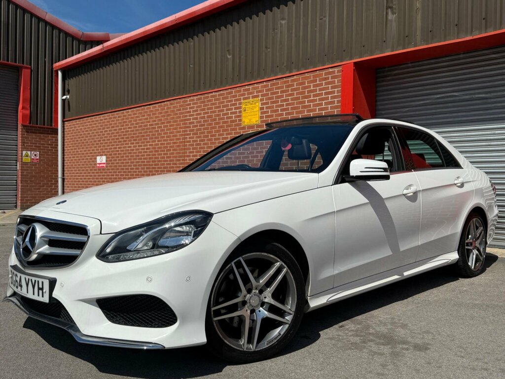 Mercedes-Benz E Class 2.1 E220 Bluetec Amg Line G-tronic Euro 6 Ss 4 BG64YYH White #5