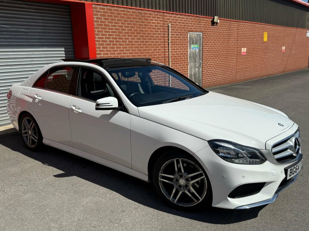 Mercedes-Benz E Class 2.1 E220 Bluetec Amg Line G-tronic Euro 6 Ss 4 BG64YYH White #2