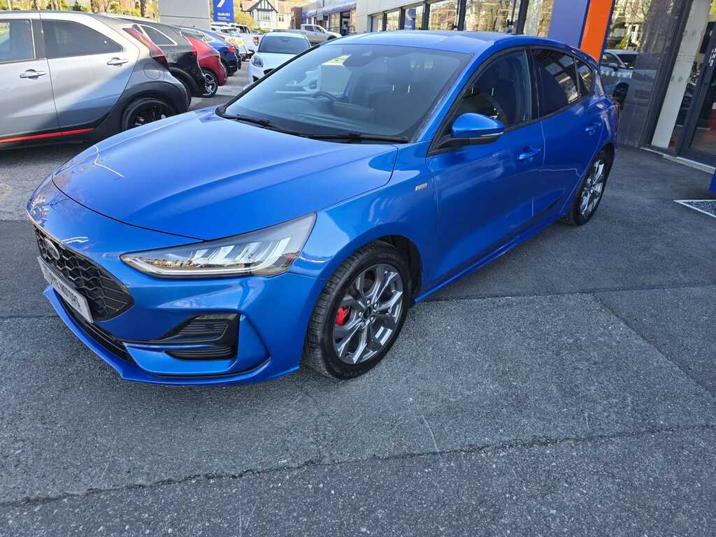 Ford Focus 1.0T Ecoboost St-line Hatchback PF23OES Blue #3