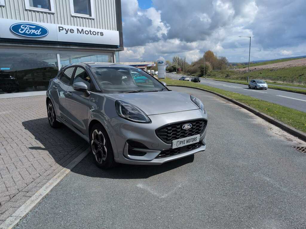 Ford Puma 1.0T Ecoboost Mhev St-line X Suv Hybrid PE74XHO Silver #2