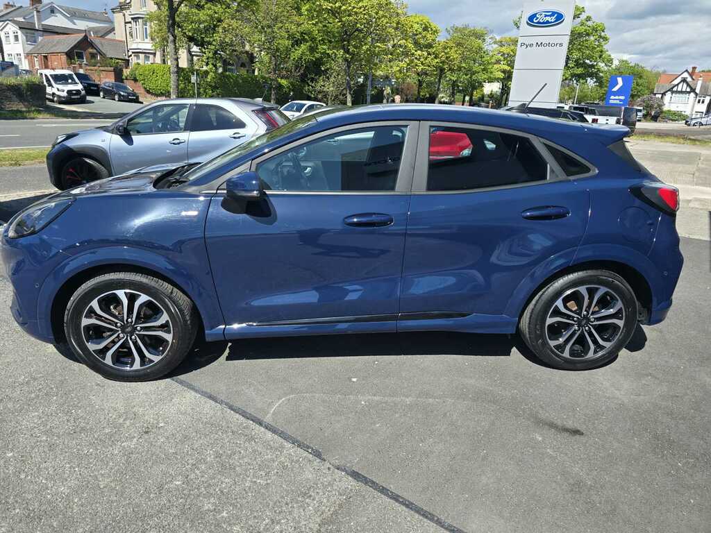 Ford Puma 1.0T Ecoboost Mhev St-line Suv Hybrid M PJ23BXR Blue #4