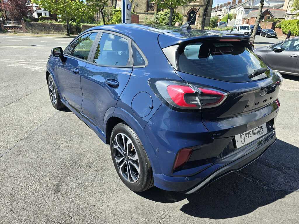 Ford Puma 1.0T Ecoboost Mhev St-line Suv Hybrid M PJ23BXR Blue #5