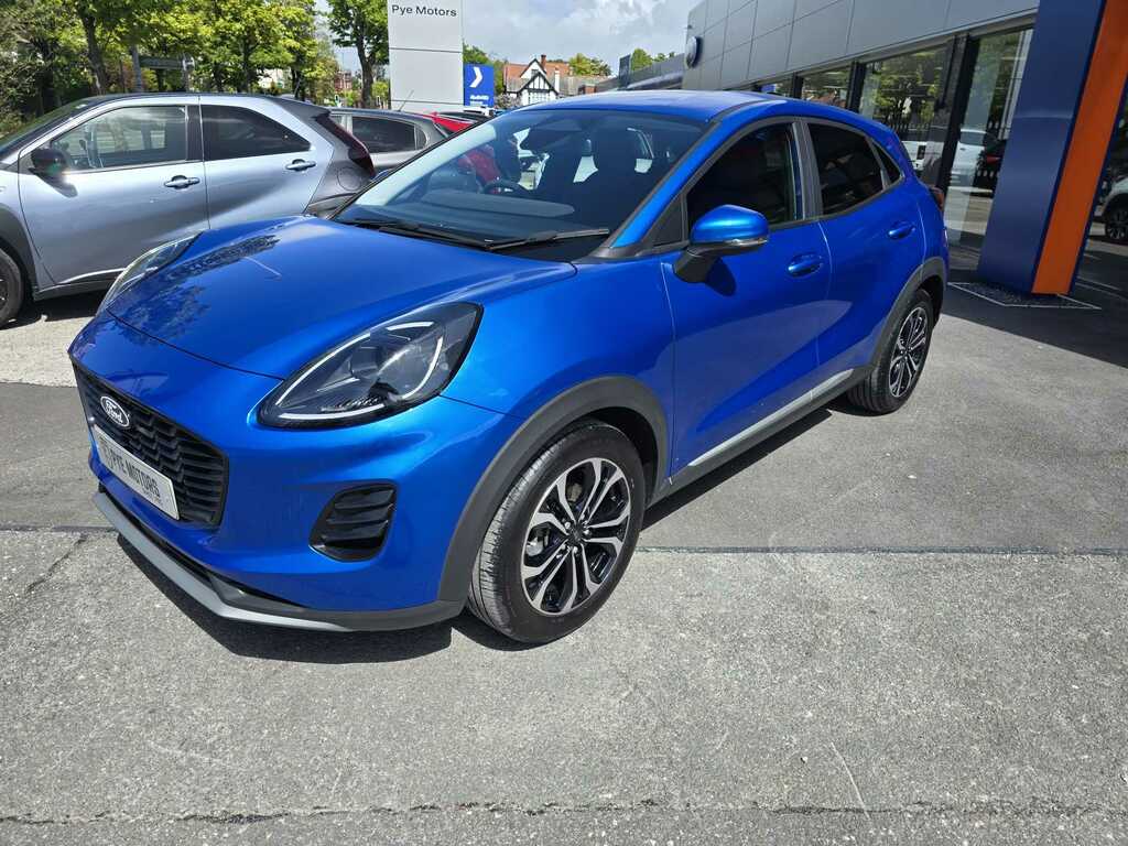 Ford Puma 1.0T Ecoboost Mhev Titanium Suv Hybrid PO74ODT Blue #3