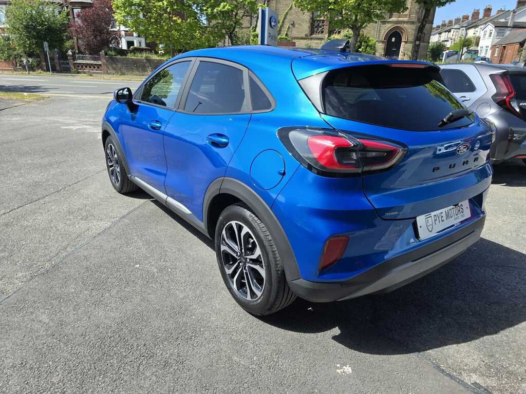 Ford Puma 1.0T Ecoboost Mhev Titanium Suv Hybrid PO74ODT Blue #5