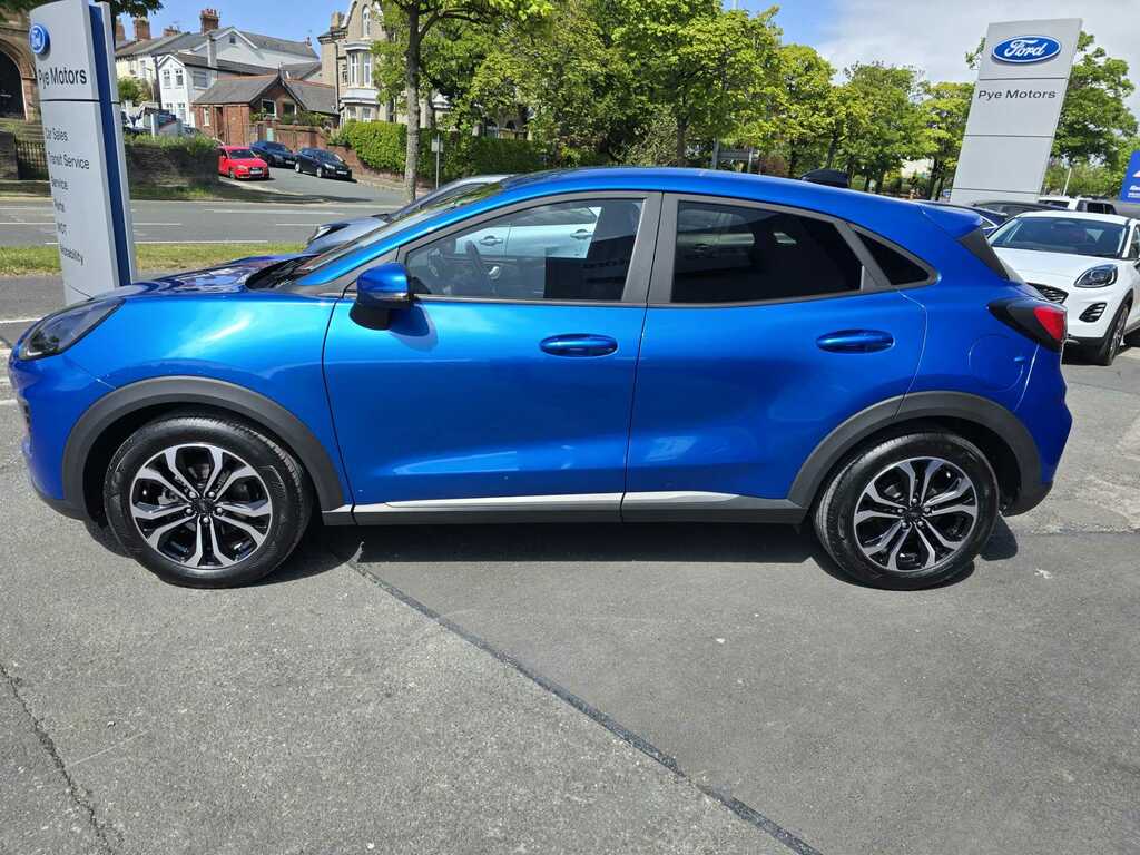 Ford Puma 1.0T Ecoboost Mhev Titanium Suv Hybrid PO74ODT Blue #4