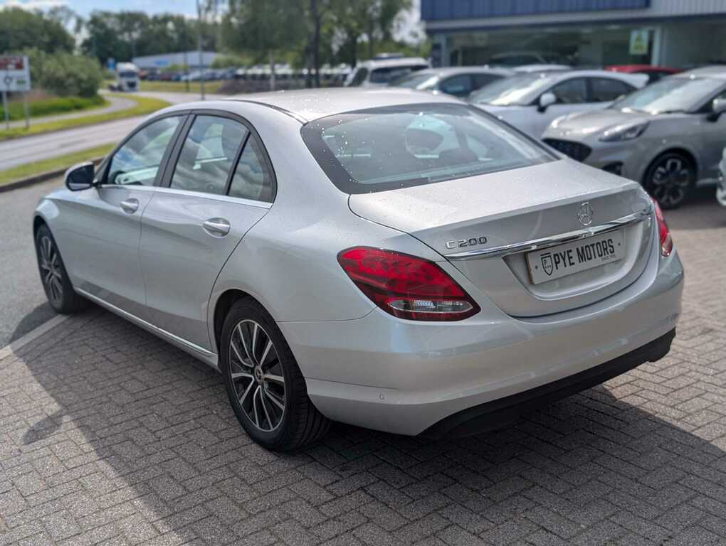 Mercedes-Benz C Class 1.5 C200 Mhev Eq Boost Se Saloon G-tron KT69UJP Silver #5