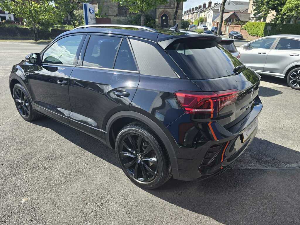 Volkswagen T-Roc 1.5 Tsi R-line Suv Dsg Euro 6 Ss 15 PG73FXY Black #5