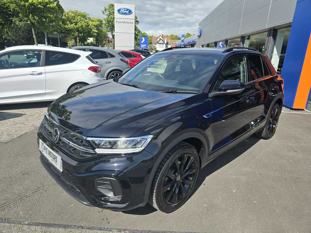 Volkswagen T-Roc 1.5 Tsi R-line Suv Dsg Euro 6 Ss 15 PG73FXY Black #3