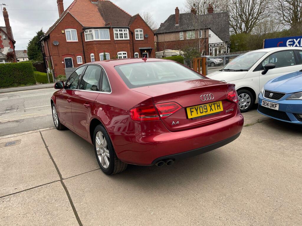 Audi A4 2.0 Tdi Executive Se Multitronic Euro 4 Red #5