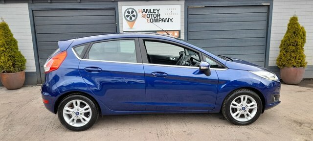 Ford Fiesta 1.0T Ecoboost Zetec Hatchback Eu SN16XMG Blue #2