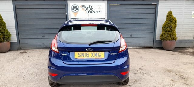 Ford Fiesta 1.0T Ecoboost Zetec Hatchback Eu SN16XMG Blue #4