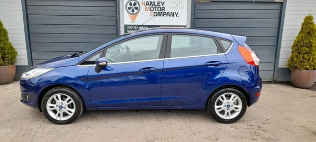 Ford Fiesta 1.0T Ecoboost Zetec Hatchback Eu SN16XMG Blue #5
