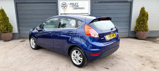 Ford Fiesta 1.0T Ecoboost Zetec Hatchback Eu SN16XMG Blue #6