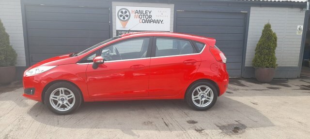 Ford Fiesta 1.25 Zetec Hatchback Euro 5 82 CF13AXX Red #6