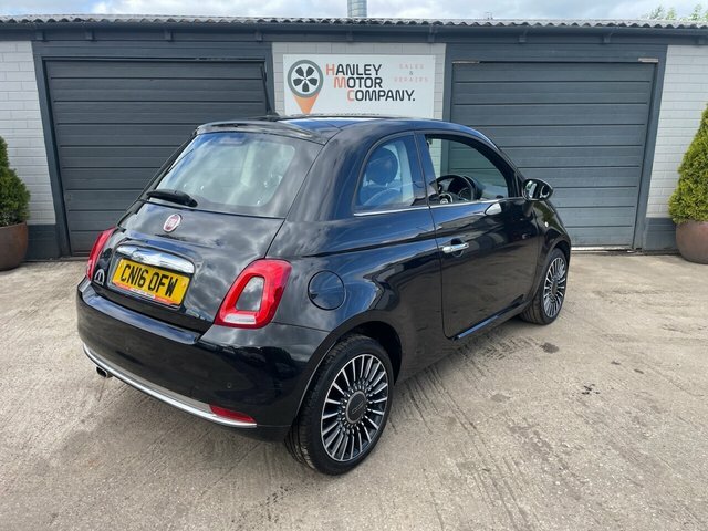 Fiat 500 1.2 Lounge Hatchback Euro 6 S S CN16OFW Black #5