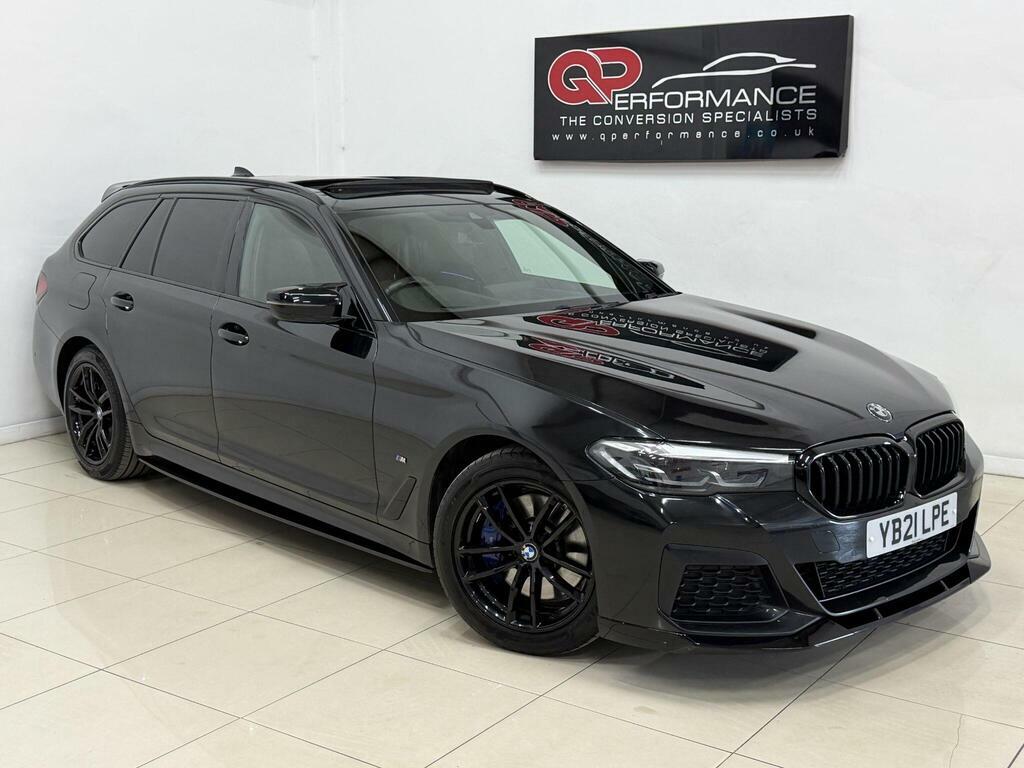 BMW 5 Series 2.0 530E 12Kwh M Sport Touring Steptronic Euro 6 YB21LPE Black #4