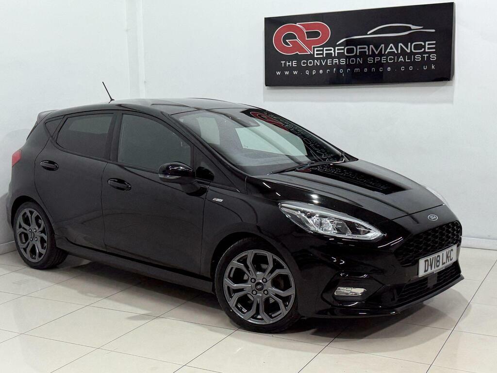 Ford Fiesta 1.0T Ecoboost St-line X Euro 6 S S DV18LKC Black #5