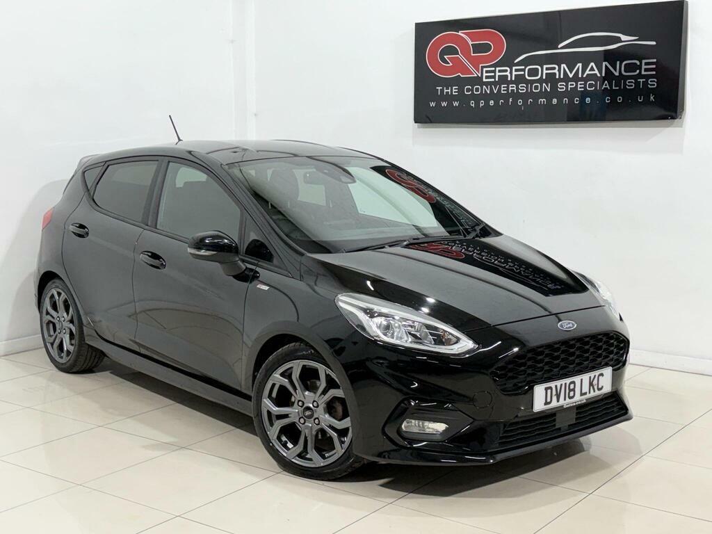 Ford Fiesta 1.0T Ecoboost St-line X Euro 6 S S DV18LKC Black #4