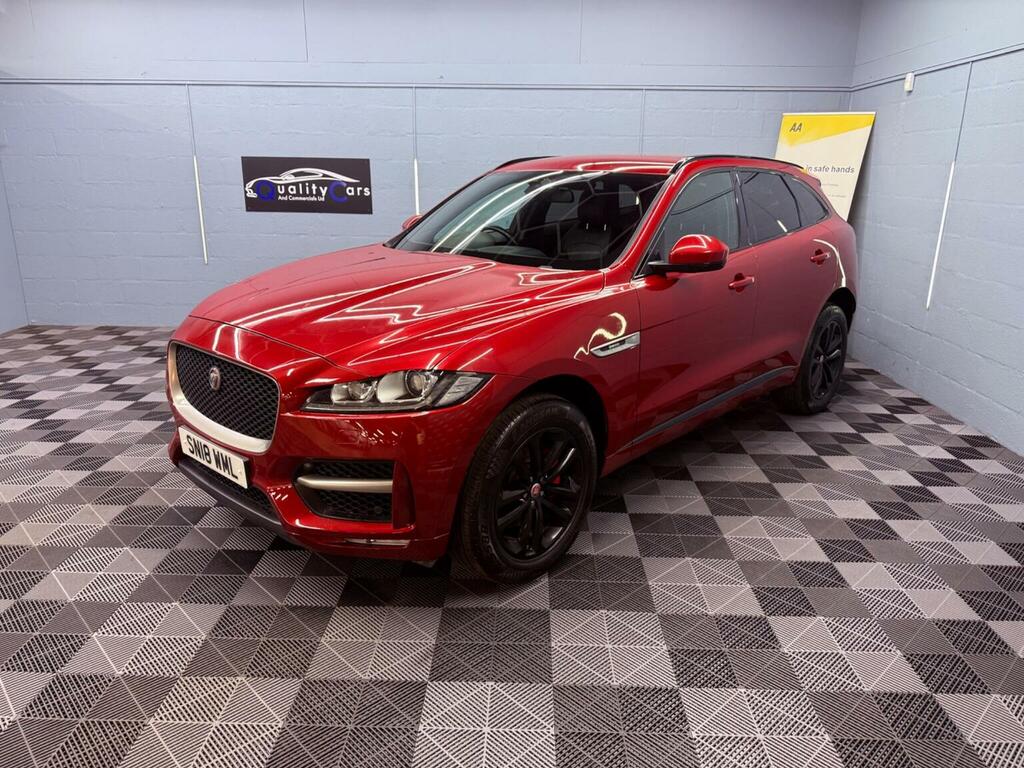 Jaguar F-Pace 2.0 D180 R-sport Awd Euro 6 Ss SN18WML Red #6