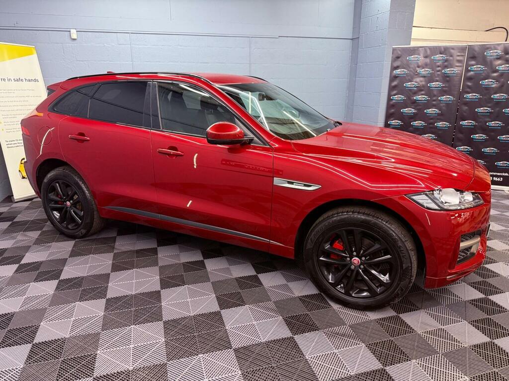Jaguar F-Pace 2.0 D180 R-sport Awd Euro 6 Ss SN18WML Red #4