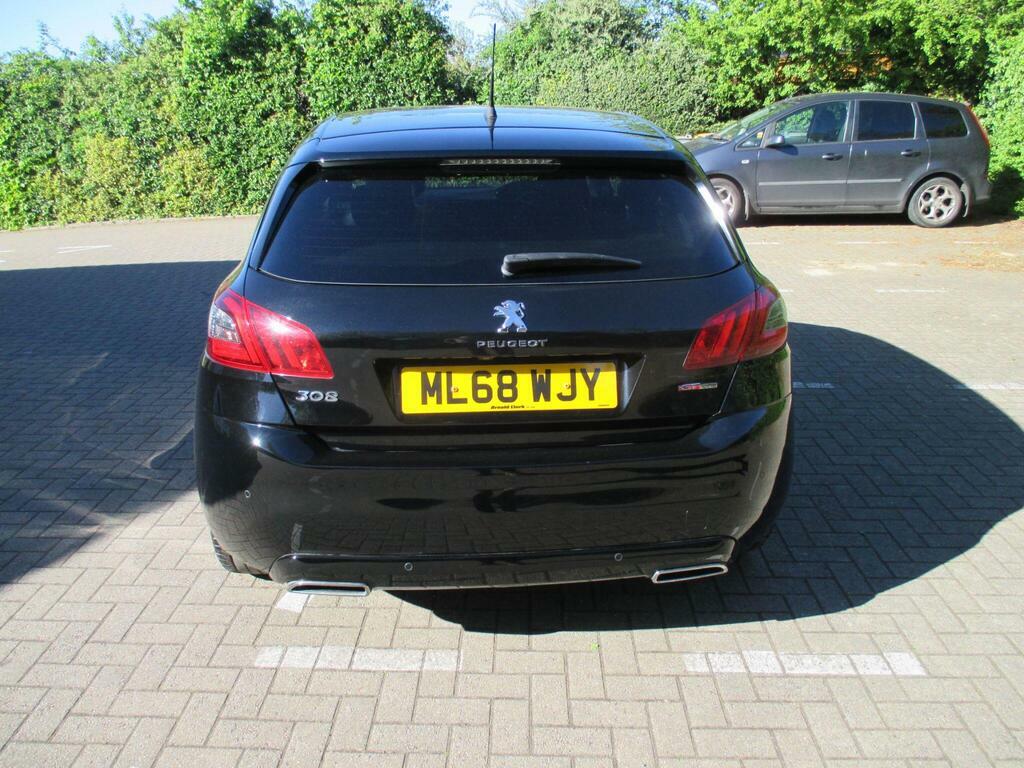 Peugeot 308 1.2 Puretech Gt Line Euro 6 S S ML68WJY Black #4