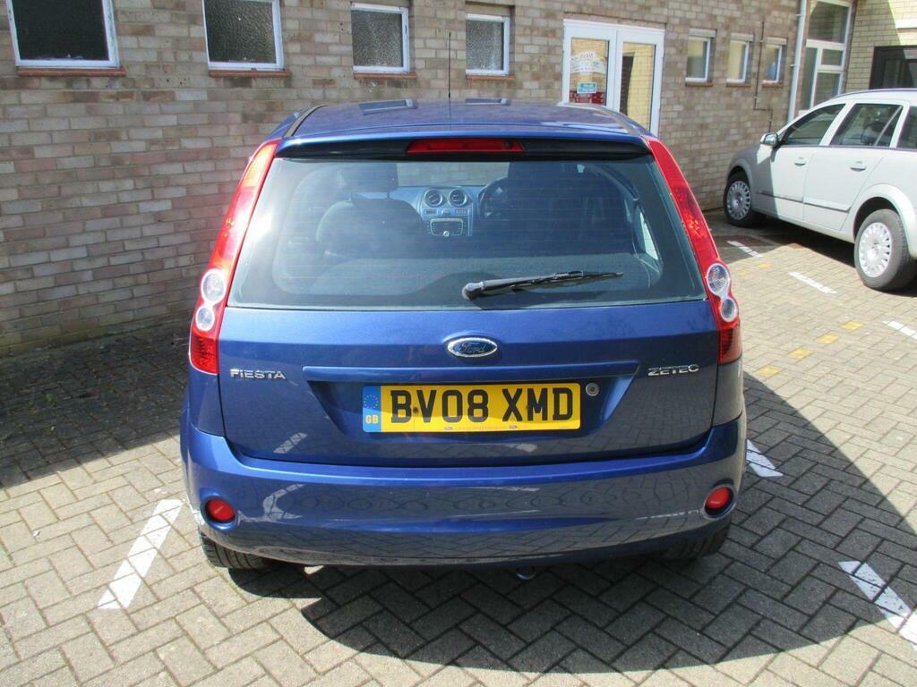 Ford Fiesta 1.25 Zetec Blue Edition BV08XMD Blue #4