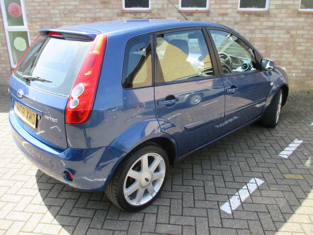 Ford Fiesta 1.25 Zetec Blue Edition BV08XMD Blue #5