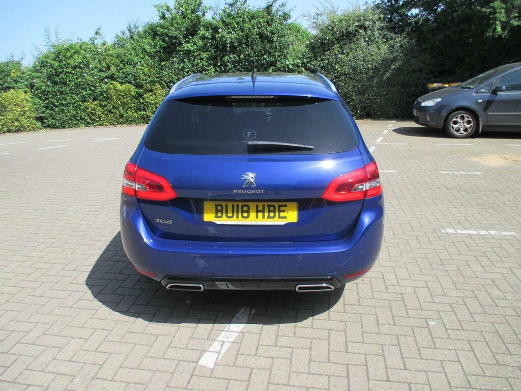 Peugeot 308 SW 1.2 Puretech Gt Line Euro 6 S S BU18HBE Blue #4