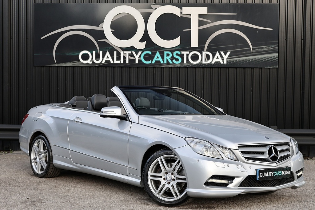 Mercedes-Benz E Class E220 Cdi Amg Sport Convertible Silver