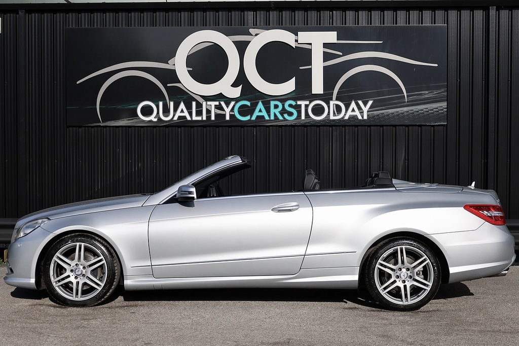 Mercedes-Benz E Class E220 Cdi Amg Sport Convertible Silver #2