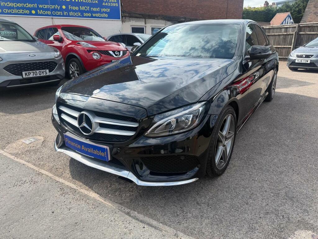 Mercedes-Benz C Class Saloon 2.1 C220d Amg Line 7G-tronic Euro 6 Ss SP65HHZ Black #3