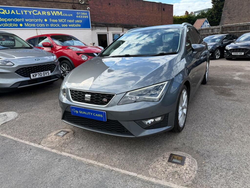 Seat Leon Estate 2.0 Tdi Fr Sport Tourer Euro 6 Ss 2 YL16TZM Grey #3