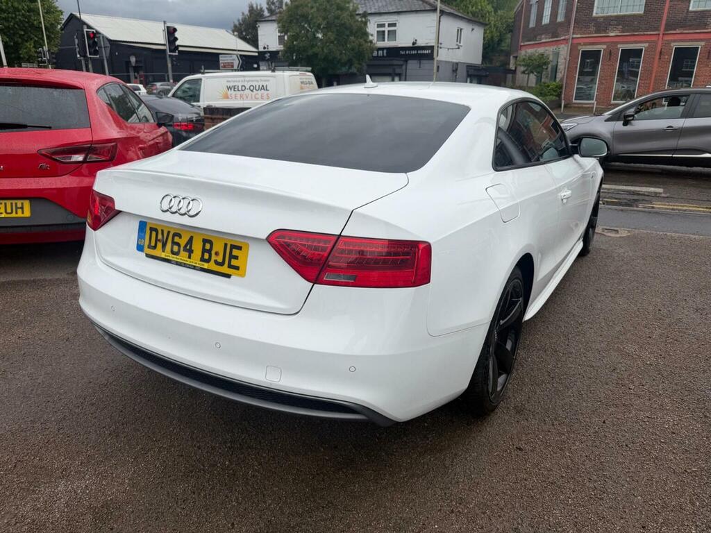 Audi A5 Coupe 2.0 Tdi Black Edition Euro 5 Ss 2014 White #6