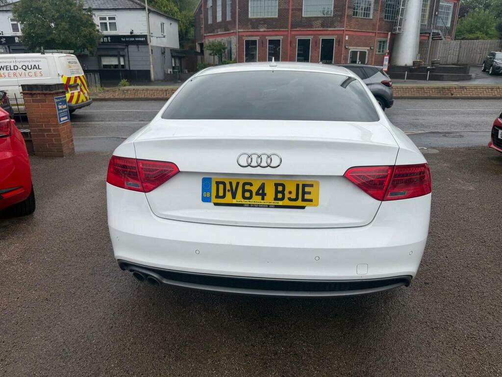 Audi A5 Coupe 2.0 Tdi Black Edition Euro 5 Ss 2014 White #5