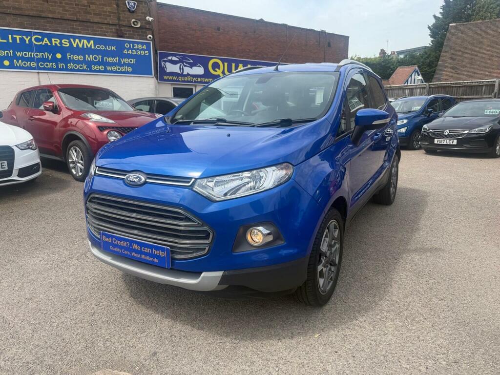 Ford Ecosport Suv 1.0T Ecoboost Titanium 2Wd Euro 5 Ss 2 FD65YTS Blue #3