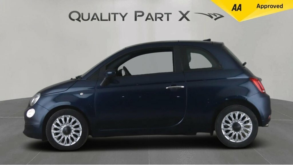 Fiat 500 Hatchback WM21YTW Blue #4