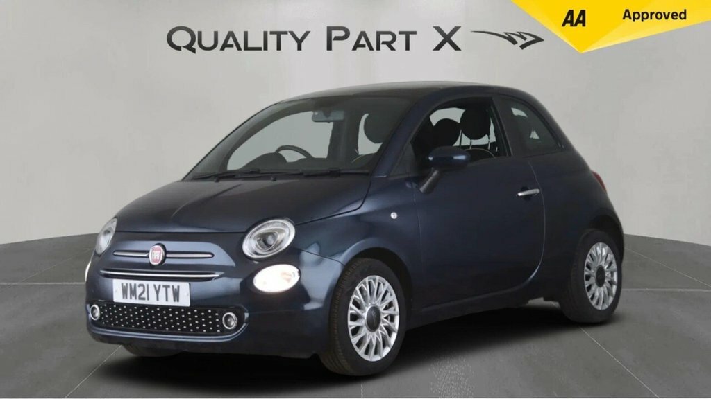 Fiat 500 Hatchback WM21YTW Blue #3