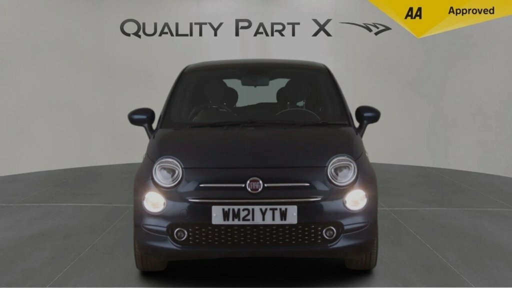 Fiat 500 Hatchback WM21YTW Blue #2
