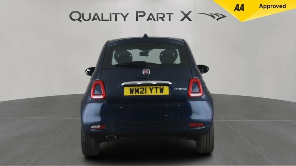 Fiat 500 Hatchback WM21YTW Blue #6