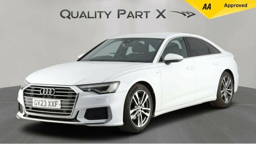 Audi A6 Saloon Saloon GV23XXF White #3