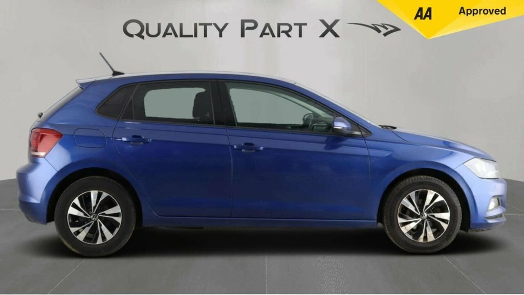 Volkswagen Polo Hatchback GH21AYX Blue #4