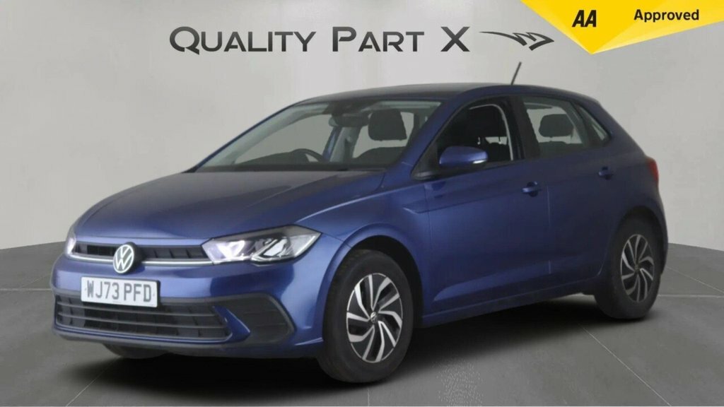 Volkswagen Polo Hatchback WJ73PFD Blue #3