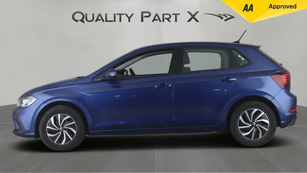 Volkswagen Polo Hatchback WJ73PFD Blue #4