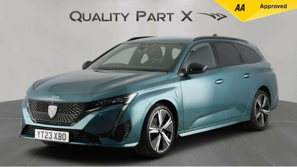 Peugeot 308 SW Estate YT23XBO Blue #3