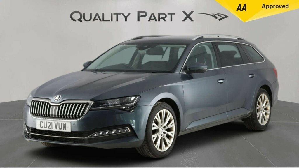 Skoda Superb Estate CU21VUW Grey #3