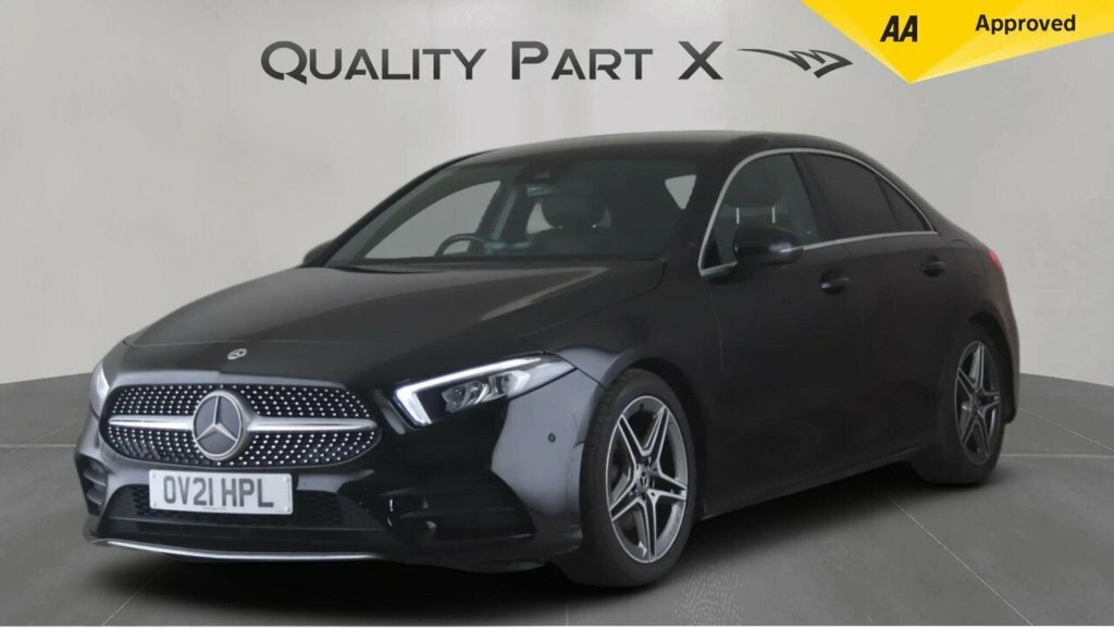 Mercedes-Benz A Class Saloon OV21HPL Black #3