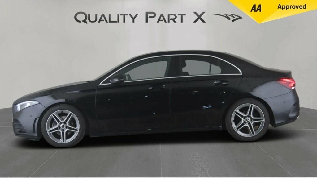 Mercedes-Benz A Class Saloon OV21HPL Black #4