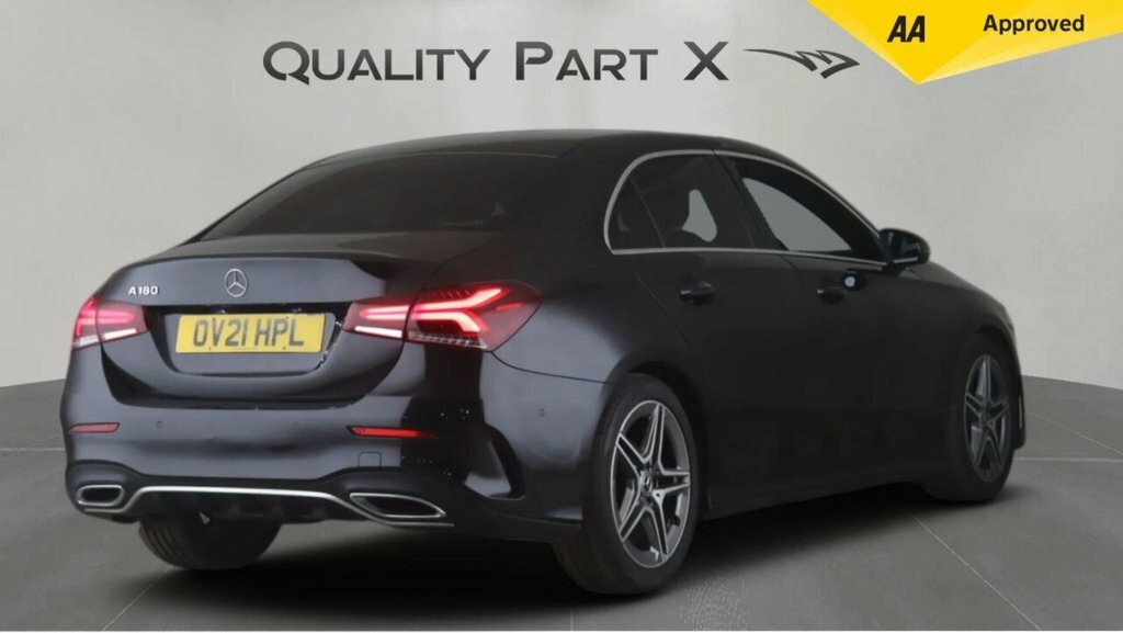 Mercedes-Benz A Class Saloon OV21HPL Black #6