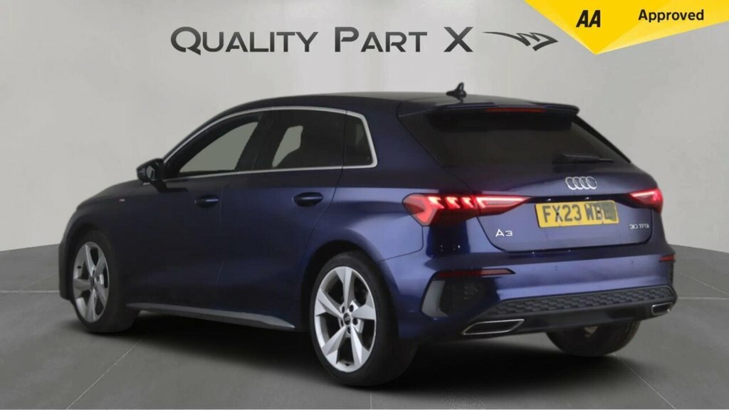 Audi A3 Hatchback FX23WBE Blue #5