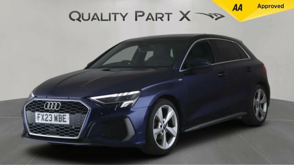 Audi A3 Hatchback FX23WBE Blue #3